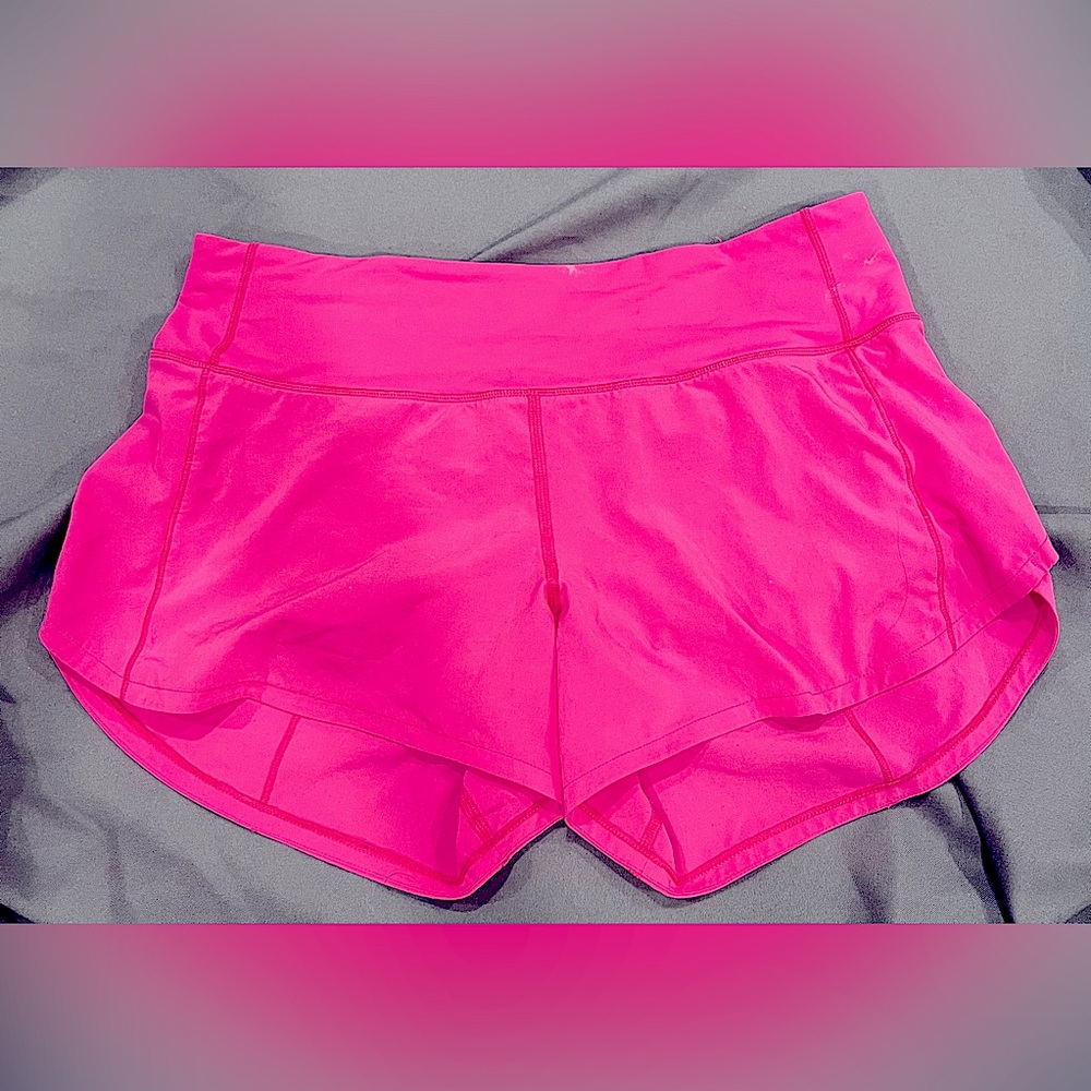 Lululemon hot pink shorts size 6